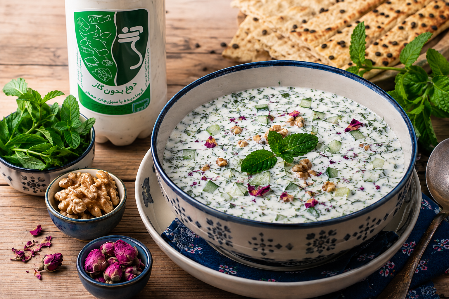آب دوغ خیار